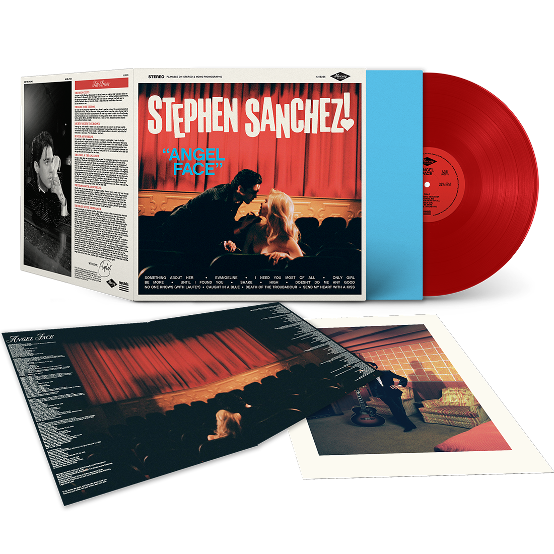 Angel Face: Online Exclusive Opaque Red Vinyl LP - Stephen Sanchez UK